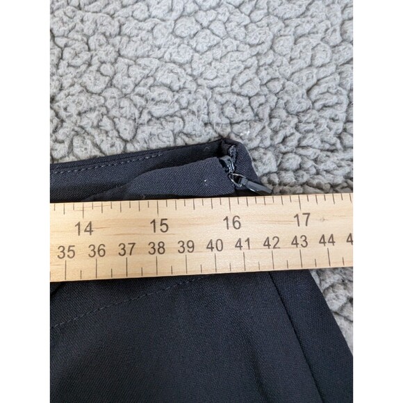 Talbots Hollywood Dark Navy Stretch Dress Pants Trousers Straight Leg 12 - Picture 9 of 9